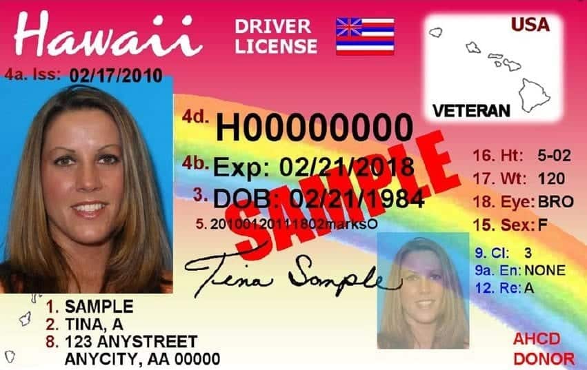 Hawaii Allows New Veteran Designation on Driver’s Licenses – October 2014