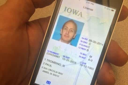 IA electronic drivers license