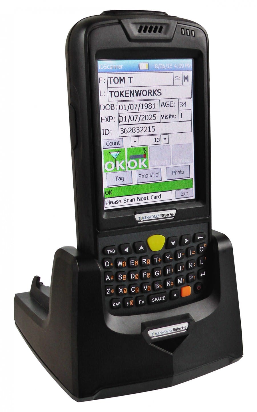 IDVisor Pro Age Verification ID Scanner by Tokenworks