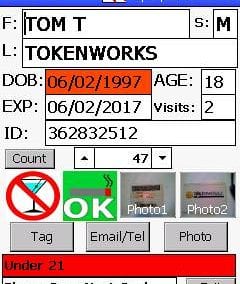 IDVisor Pro Tobacco OK, Alcohol No Screenshot