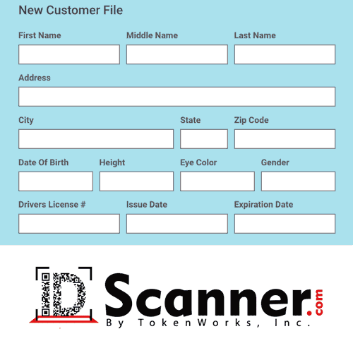 Automatic Data Capture and Form Filling ID Scanner for Retail