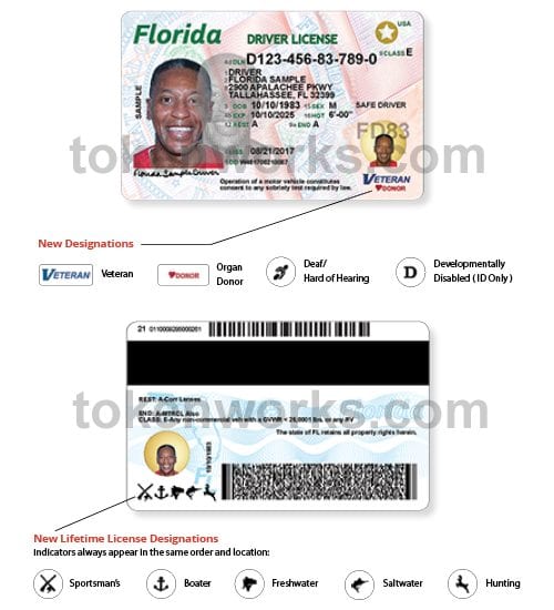 New Florida Driver's License Designations