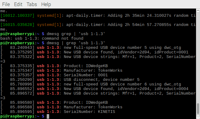 idwedgekb id scanner linux dmesg