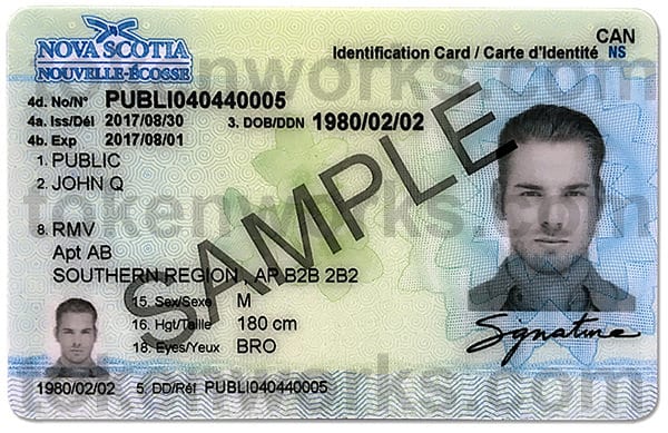 New Nova Scotia ID Card Design