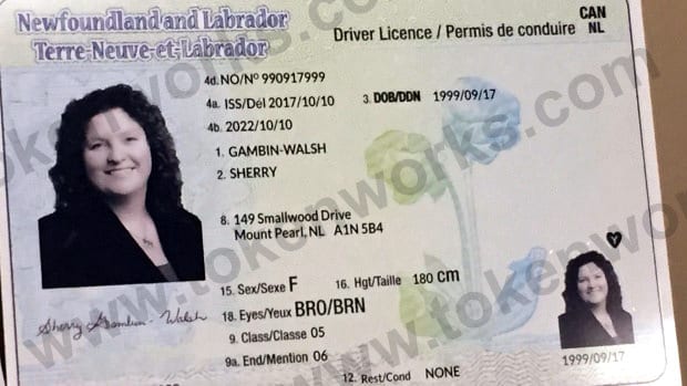 New Newfoundland Driver's License Design
