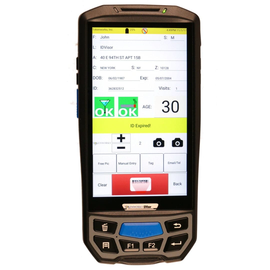 Tokenworks IDVisor Smart Plus ID Scanner