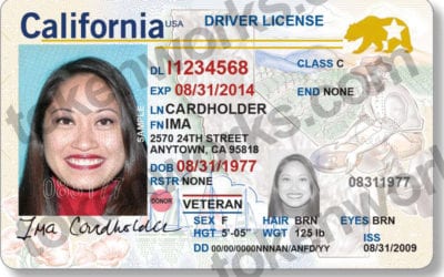 REAL ID Compliant Driver’s License Coming to California January 22, 2018