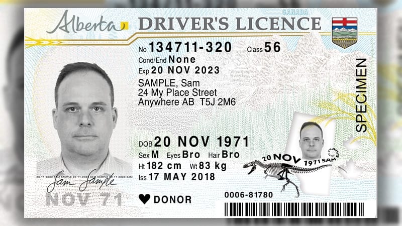 Enhanced Security for Alberta’s Redesigned Driver’s License and ID Cards