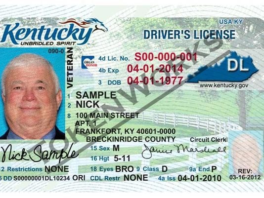 Kentucky REAL ID Driver’s License Coming in January 2019
