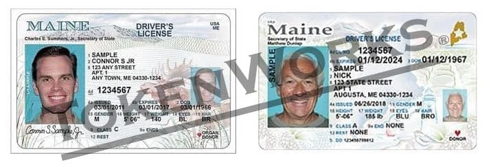 REAL ID Compliant License Design for Maine Revealed