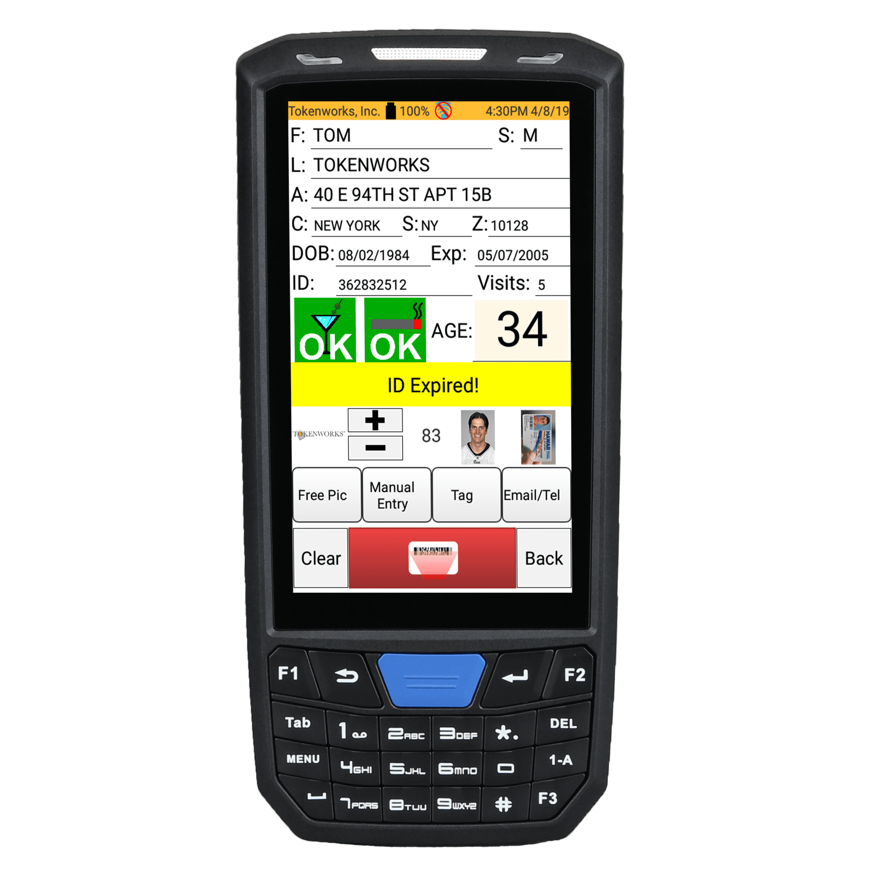 Three IDVisor Smart V2 age verification ID scanners