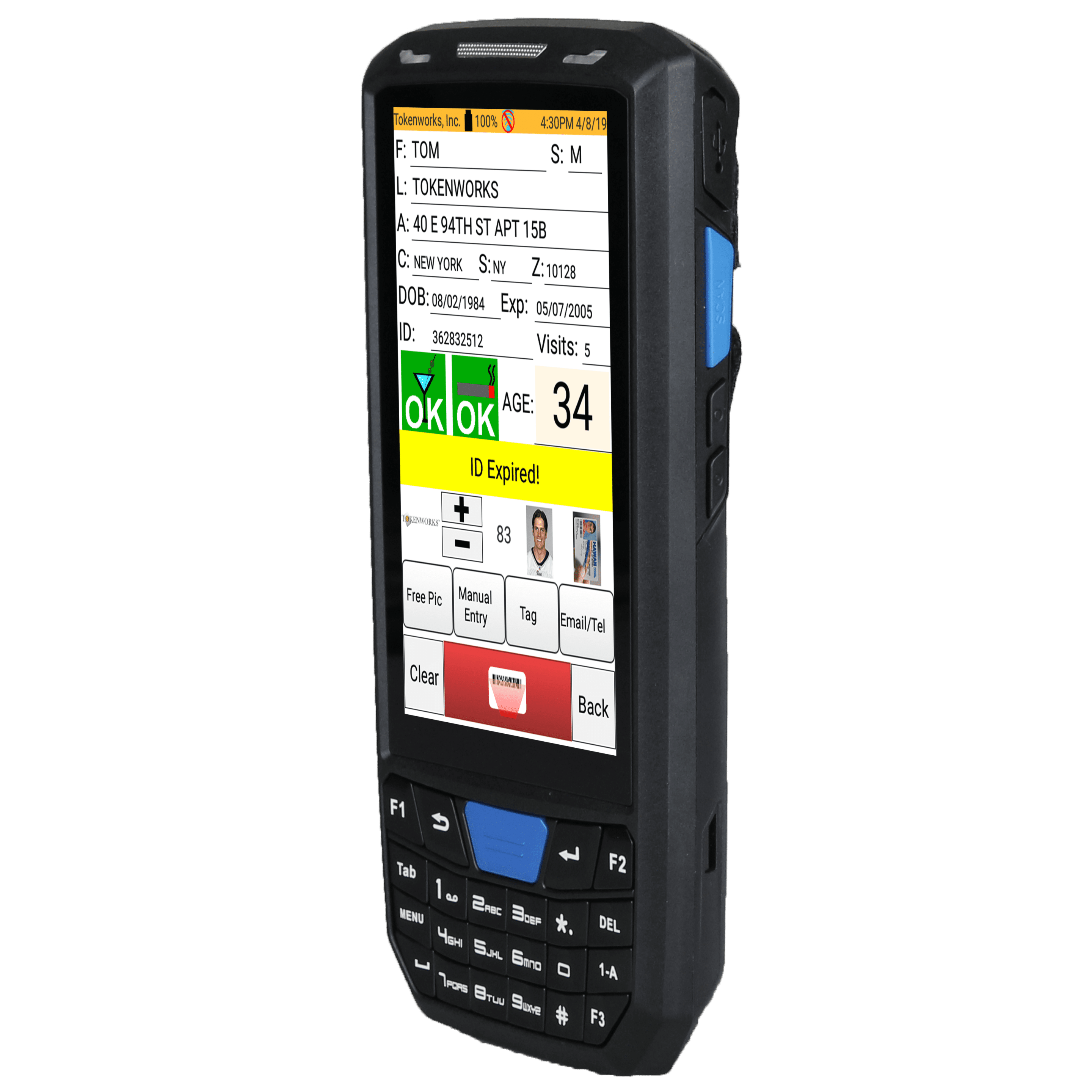 IDVisor Smart V2 Age Verification ID Scanner by Tokenworks