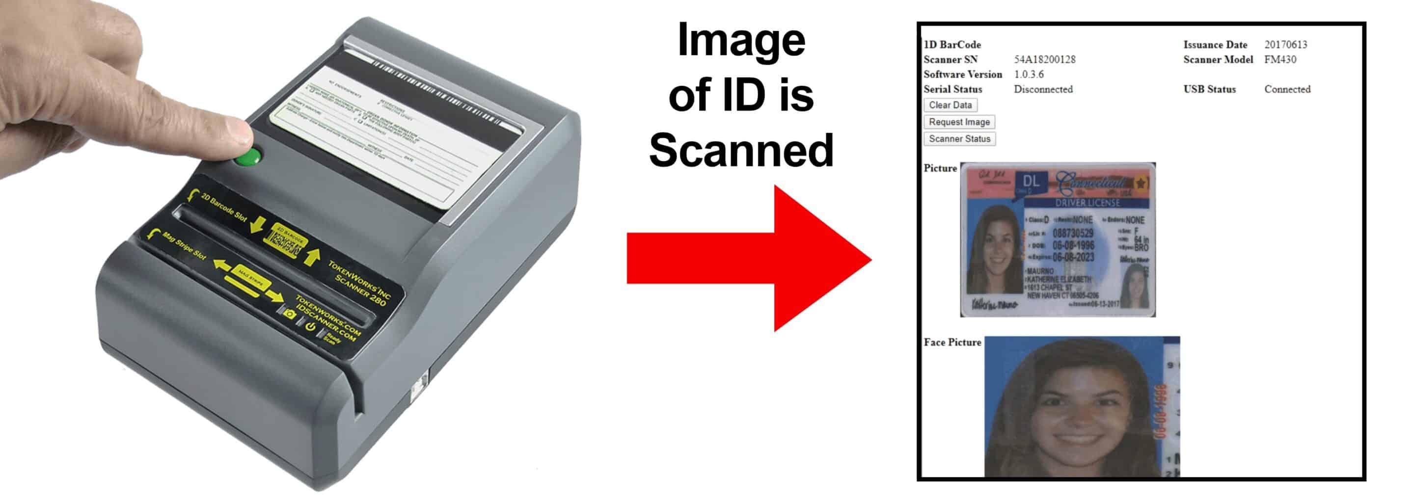 idwedgepro image of id scanned example