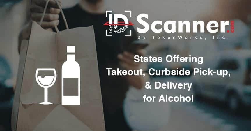 alcohol delivery curbside pickup by idscanner.com tokenworks