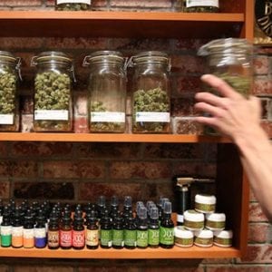 Dispensary Cannabis Display