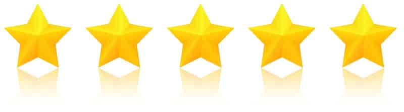 5 star rating
