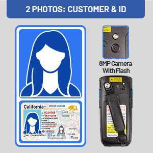 Add photos of customer and their id