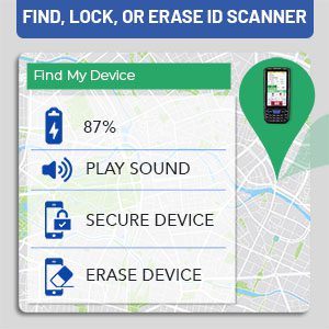 Find your scanner if misplaced or stolen