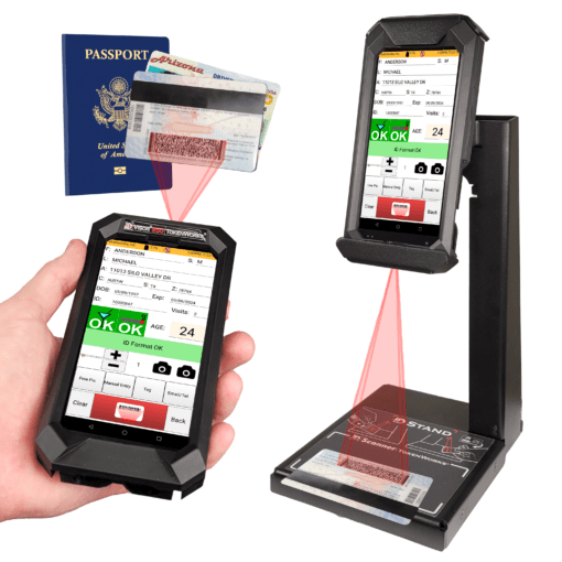 IDVisor S50 with IDStand™ Age Verification Scanner