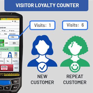 Visitor loyalty counter - track your customer's number of visits