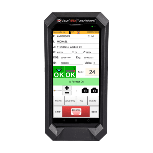 IDVisor S50 Mobile Age Verification ID Scanner