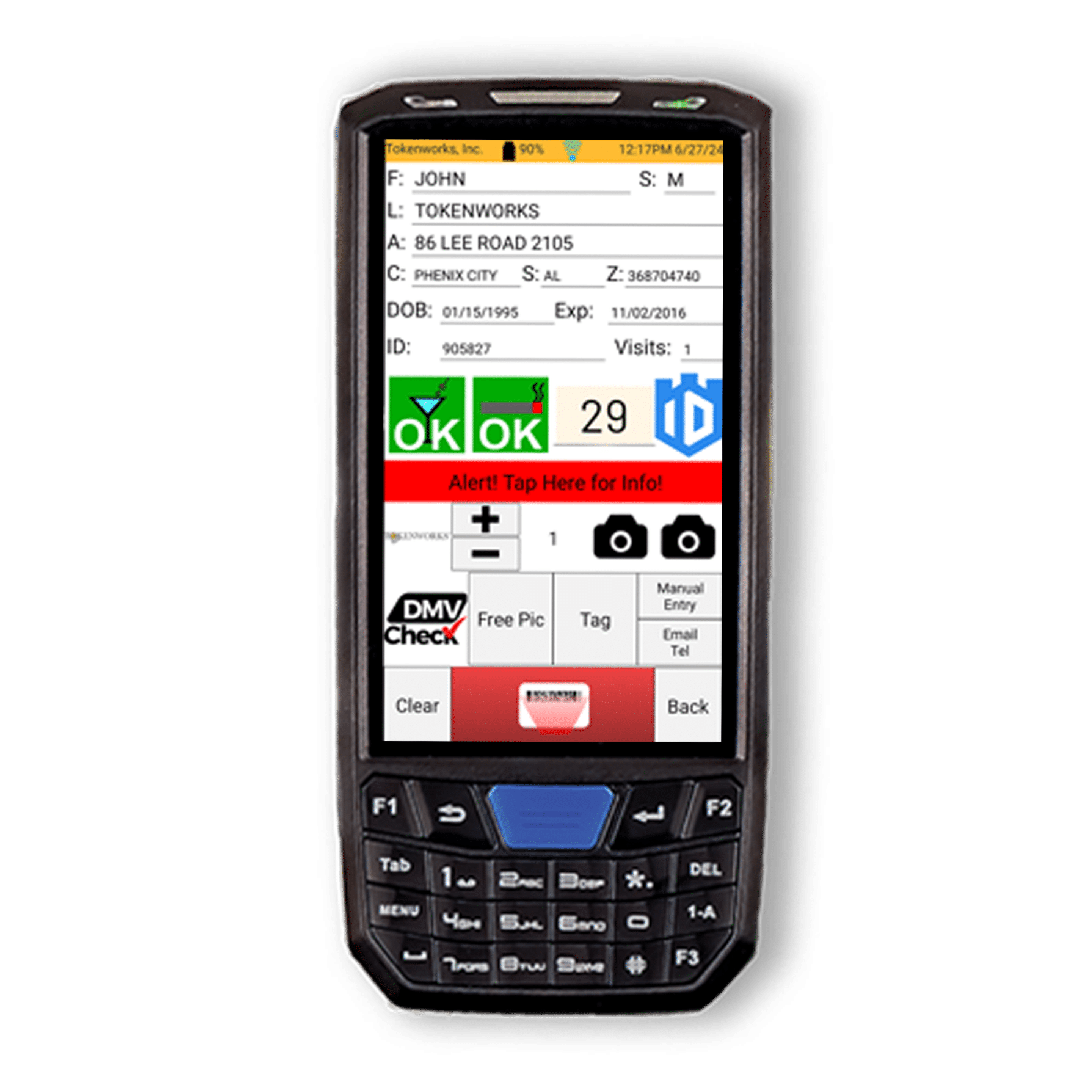 Bar ID Scanner
