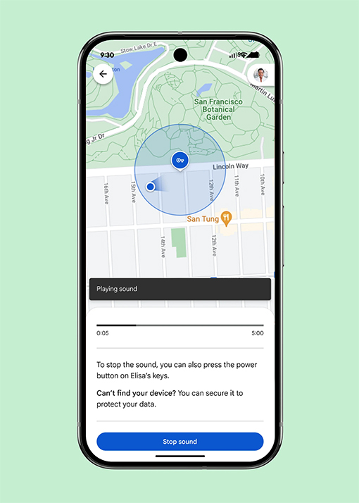 Find my ID scanner sound alert