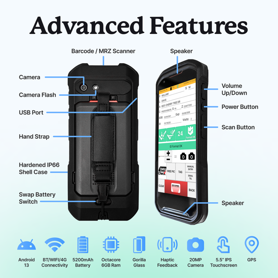 ID Scanner: IDVisor Smart V3 Age Verification - IDScanner.com